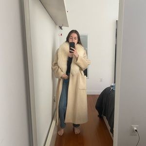 True vintage FAKE fur coat.